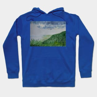 A storm in mountains Hoodie